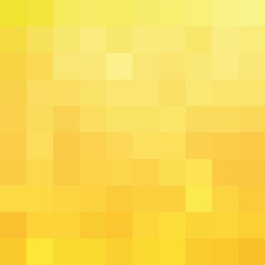 Abstract Yellow mosaic background. Vector background. Gold mosaic. Pixel art background.