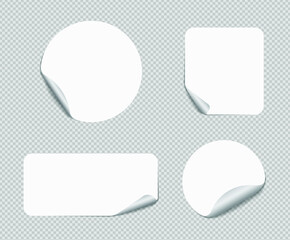 Realistic sticky notes isolated with real shadow. Square sticky paper reminders with shadows, paper page