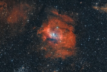 Nebulosa Bolla nella Costellazione Cassiopea