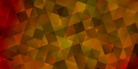 Light Orange vector layout with rectangles, triangles.