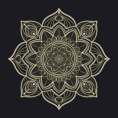 ornamental round lace ornament