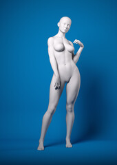 Pose reference for photographers - 3d render