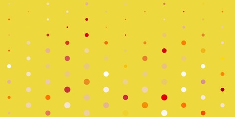 Light brown vector pattern with spheres.