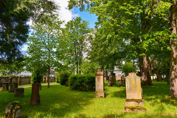 Historischer Friedhof in Emmendingen im Breisgau