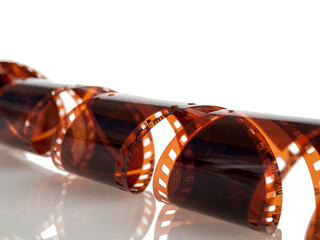 negative in black-and-white and color photography and cinematography formed by grains of metallic...