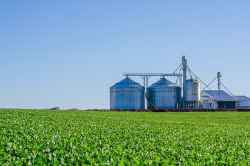 grain storage silos