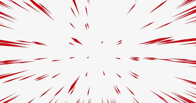 アニメ風の赤いワープのイメージ