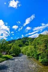 Die Elz / Nebenfluss des Rheins im Schwarzwald