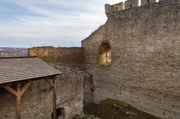 old castle in the mountains