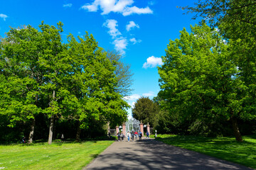 Ostseite des Karlsruher Schlossgartens