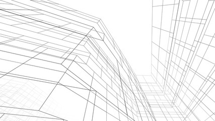 abstract architecture digital background