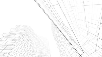 abstract architecture digital background