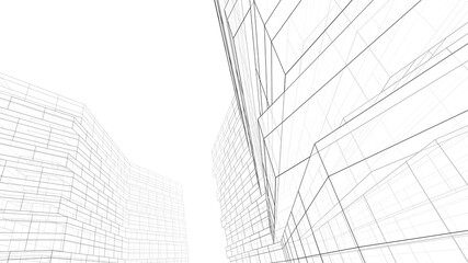 abstract architecture digital background