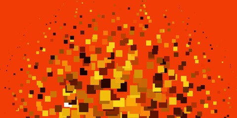 Light Orange vector background with rectangles.