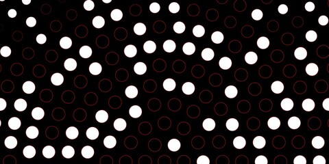 Dark Red, Yellow vector template with circles.