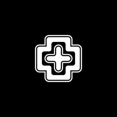 abstract black and white logo , abstract symbol logo for brands and companies