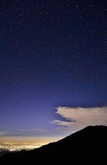 Fototapeta premium 立山連峰に輝く天の川