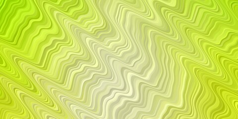 Fototapeta premium Light Green, Yellow vector layout with circular arc.