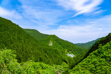 Fototapeta na wymiar 檜原村の風景　初夏