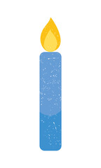 blue candle icon