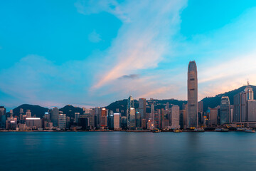 Hong Kong Victoria Harbour view