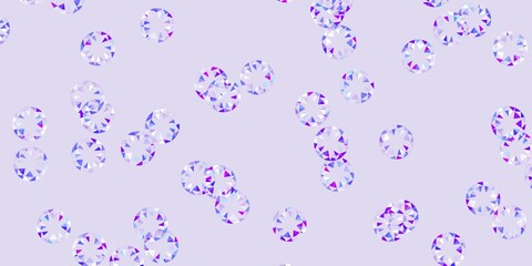 Light blue, red vector texture with disks.