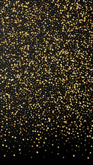Festive lively confetti. Celebration stars. Gold c