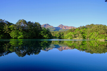 初夏の五色沼・毘沙門沼（福島県・裏磐梯）