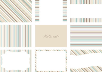 ストライプ　素材集 © kid_a