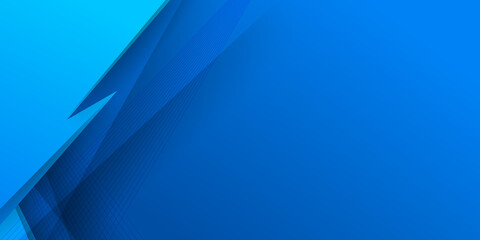 Obraz premium Blue abstract modern business background. Blue white abstract background paper shine and layer element vector for presentation design. Suit for business, corporate, institution, party, festive