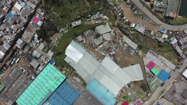 Soacha, Colombia - Aerial zenith view