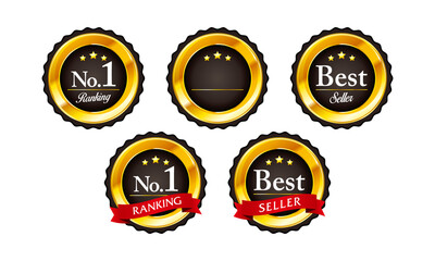 No.1, Number one, best seller icon , vector illustration, ranking, award