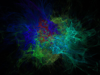 surreal futuristic digital 3d design art abstract background fractal illustration for meditation and decoration wallpaper