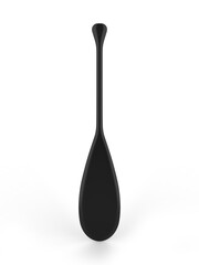 Canoeing Kayaking Paddle Mockup, 3d render illustration.