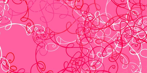 Light Red vector background with bows.