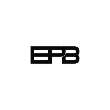 epb letter original monogram logo design