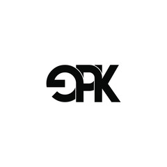 epk letter original monogram logo design