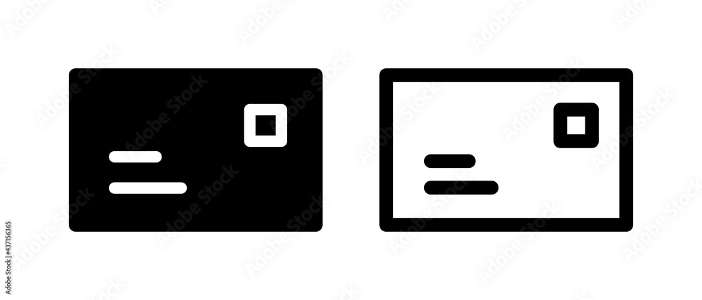 Poster Message envelope icon vector illustration.