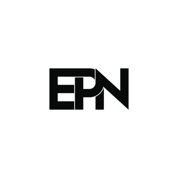 epn letter original monogram logo design