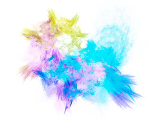 surreal futuristic digital 3d design art abstract background fractal illustration for meditation and decoration wallpaper