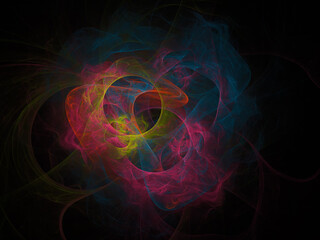 surreal futuristic digital 3d design art abstract background fractal illustration for meditation and decoration wallpaper