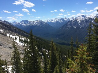 Mount Rundle spine spectacular unspoiled scenery 