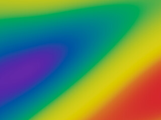 Abstract Blurred gradient rainbow color. LGBTQ+ background.