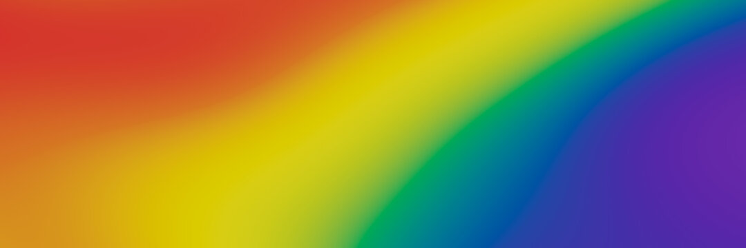 Abstract Blurred gradient rainbow color. LGBTQ+ background.