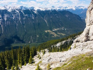 Mount Rundle spine spectacular unspoiled scenery