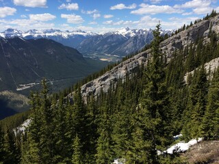 Mount Rundle spine spectacular unspoiled scenery