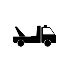Tow truck icon isolated on white background