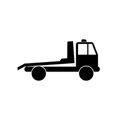 Tow truck icon isolated on white background
