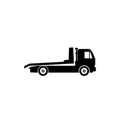 Fototapeta na wymiar Tow truck icon isolated on white background