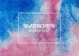 Handmade Watercolor Texture Background, Colorful Watercolor Texture